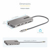 StarTech.com USB-C Triple-Monitor Multiport Adapter, 2x DP 1.4 + HDMI 2.0b, 100W PD, GbE, SD - 154BUSBCMULTIPT – image 7