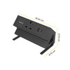 Fellowes Power Desk Clamp-On Desk Socket, 1x UK Socket, USB-A 18W + USB-C 30W, 2m Cable, Black – image 3
