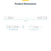 StarTech.com 10m White CAT8 Ethernet Cable, Snagless RJ45, 25G/40G, 2000MHz, 100W PoE++, S/FTP, LSZH - NLWH10MCAT8PTC – image 6