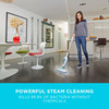BLACK+DECKER 1300W Steam Mop, 380ml Water Tank, Microfibre Pad, White - FSM13E1-GB – image 2