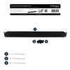 StarTech.com 1U Brush Strip Cable Management Panel for 19" Racks, Steel, Black - CMBRUSH1U – image 8