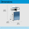 HP LaserJet Enterprise 8601dn A3 Mono Laser Multifunction Printer, 70ppm, Duplex, Ethernet - 9S186A#B19 – image 8