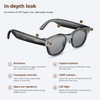HTC VIVE Eagle AI Glasses, Camera, Open-Ear Speakers, ZEISS Lenses, Unisex Square, Coffee - 99HAUU018-RET – image 3