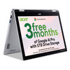 Acer Chromebook Spin 312 12.2" WUXGA Touch Convertible, Intel N100, 4GB RAM, 64GB eMMC, ChromeOS, Silver - NX.KYTEK.008