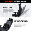Anda Seat Novis Ultra XL Gaming Chair, Linen Fabric, 155° Recline, Headrest & Lumbar Pillows, Grey - 23XL01GFG02 – image 5