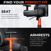 Anda Seat Novis Ultra XL Gaming Chair, Linen Fabric, 155° Recline, Headrest & Lumbar Pillows, Grey - 23XL01GFG02 – image 6