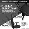 Anda Seat Phantom 3 Gaming Chair, Black PVC Leather, Reclining, Neck & Lumbar Pillows - 18Y06BPVC – image 4