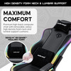 Anda Seat Luna Large RGB Gaming Chair, LED Lighting, Black PVC Leather, Reclining - 18E37BWPVF – image 3