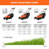 BLACK+DECKER 1400W Electric Lawn Mower with Bike Handle and Roller, 34cm - BEMW461BH-GB – image 4