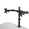 StarTech.com Dual Monitor Desk Mount Arm, Clamp or Grommet, VESA 75/100, up to 32" and 8kg per Arm - ARMDUAL2