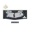Keychron Q10 Max Wireless Mechanical Keyboard, Alice Layout, UK ISO, Jupiter Banana, Carbon Black - Q10M-M4-UK – image 3