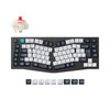 Keychron Q10 Max Wireless Mechanical Keyboard, Alice Layout, UK ISO, Jupiter Banana, Carbon Black - Q10M-M4-UK – image 4