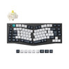 Keychron Q10 Max Wireless Mechanical Keyboard, Alice Layout, UK ISO, Jupiter Banana, Carbon Black - Q10M-M4-UK – image 6