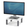 Fellowes Premium Monitor Riser, 5 Height Settings, Up to 36 kg, Platinum - 91717