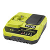 RYOBI RC18180 18V ONE+ Rapid Battery Charger with USB-C and USB-A Ports - RC18180