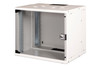 Digitus SoHo Pro 19" 9U Wall Mount Network Cabinet, Glass Door, 400mm Deep, 60kg, Grey - DN-49204