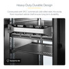 StarTech.com 1U Vented Server Rack Shelf, 2-Pack, 19" Cantilever, 40cm Deep, 20kg Capacity - CABSHELF116V2PK – image 4