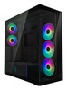 ARCTIC Xtender Mid Tower PC Case, E-ATX, 5 Pre-installed Fans, Tempered Glass, Mirror Black - ACPCC00018A
