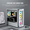 Corsair iCUE 5000X RGB Mid-Tower ATX PC Case, Tempered Glass, White - CC-9011213-WW – image 2