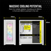 Corsair iCUE 5000D RGB Airflow Mid-Tower ATX PC Case, 3x Fans, White - CC-9011243-WW – image 8