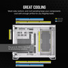 CORSAIR 2500X Micro-ATX Dual Chamber PC Case, Tempered Glass, White - CC-9011289-WW – image 6