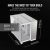 CORSAIR 2500X Micro-ATX Dual Chamber PC Case, Tempered Glass, White - CC-9011289-WW – image 7