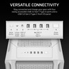 Corsair 5000T Mid-Tower ATX PC Case, Tempered Glass, USB-C, White - CC-9011301-WW – image 8