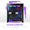 NZXT H7 Flow RGB Mid-Tower ATX PC Case, 420mm Radiator Support, Black - CM-H72FB-R1 – image 7