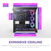 NZXT H9 Flow RGB Dual-Chamber Mid-Tower ATX PC Case, Black - CM-H92FB-R1 – image 4