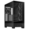ASUS A31 PLUS TG ARGB Mid Tower PC Case, Tempered Glass, 8° Angled Base, Black - 90DC00R0-B19000