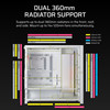 Corsair FRAME 5000D RS Mid-Tower PC Case, 420mm Radiator, 4 Fans, White - CC-9011308-WW – image 6