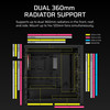 Corsair FRAME 5000D RS ARGB Mid-Tower PC Case, ATX, 420mm Radiator, Black - CC-9011309-WW – image 6