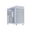 ASUS Prime AP303 ATX Mid Tower PC Case, Tempered Glass Panel, 360mm Radiator Support, White - 90DC00V3-B39010