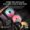 Corsair 3500X LX-R RGB iCUE LINK Mid Tower PC Case, Panoramic Glass, 3x LX120-R RGB Fans, Black - CC-9011324-WW – image 3