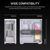 Corsair 3500X LX-R RGB iCUE LINK Mid Tower PC Case, Panoramic Glass, 3x LX120-R RGB Fans, White - CC-9011325-WW – image 7