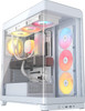 Corsair FRAME 4500X RS-R ARGB Mid Tower PC Case, Panoramic Glass, 3x RS-R ARGB Fans, White - CC-9011315-WW