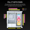 Corsair FRAME 4500X RS-R ARGB Mid Tower PC Case, Panoramic Glass, 3x RS-R ARGB Fans, White - CC-9011315-WW – image 7