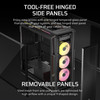 Corsair iCUE LINK 5000T LX RGB Mid Tower PC Case, 3x LX120 RGB Fans, E-ATX Support, Black - CC-9011298-WW – image 8