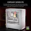 Corsair 3200D RS Mid Tower PC Case, 3x RS120 Fans, 360mm Radiator Support, White - CC-9011335-WW – image 2