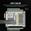 Corsair 2500X Micro-ATX Dual-Chamber PC Case, Panoramic Glass, Reverse-Connector Support, White - CC-9011266-WW – image 5