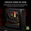 Corsair 3200D RS ARGB Mid Tower PC Case, 3x RS120 ARGB Fans, 360mm Radiator Support, Black - CC-9011344-WW – image 2