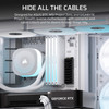Corsair FRAME 4500X LX-R RGB iCUE LINK Mid Tower PC Case, Panoramic Glass, 3x LX120-R RGB Fans, White - CC-9011317-WW – image 8