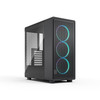 Fractal Design Epoch RGB Mid Tower PC Case, Light Tint Tempered Glass, 3x Momentum 12 RGB Fans, Black - FD-C-EPO1A-04