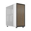 Fractal Design North ATX Mid Tower PC Case, Oak Wood Front, Mesh Side Panel, 2x 140mm Fans, Chalk White - FD-C-NOR1C-03
