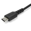 StarTech.com 2m USB-A to USB-C Charging Cable, Rugged Aramid Fibre, 3A, USB 2.0, Black - RUSB2AC2MB – image 2
