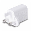 Lindy 30W USB Type-A and USB-C PD Charger, Dual Port, UK Plug, White - 73425 – image 2
