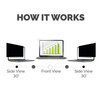 Fellowes PrivaScreen 14" Laptop Privacy Filter, 16:10, Frameless Blackout Filter, Black – image 4