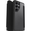 OtterBox React Folio Case for Samsung Galaxy S25 Ultra, Card Slot, Magnetic Closure, Clear/Black - 77-97833