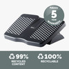 Fellowes Refresh Foot Support, Under-Desk Foot Rest, 2 Height Settings, Massage Surface - 8066001 – image 6