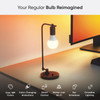 Nanoleaf Matter Wi-Fi E27 Smart LED Bulb, RGB & 2700-6500K White, 9W, Dimmable, 2 Pack - N7501B01-2A60E – image 2